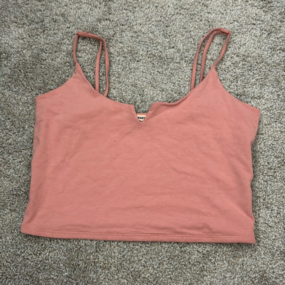 Pink crop top